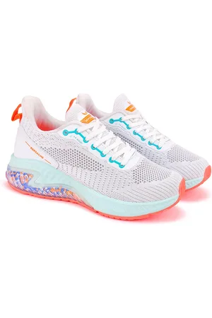 Bersache Men White Running Shoes