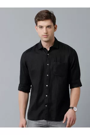 Linen Club Men Spread Collar Sustainable Casual Regular Shirt