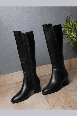 Elle Women Textured High -Top Regular Boots