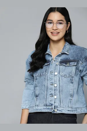 Mast & Harbour Women Pure Cotton Denim Jacket