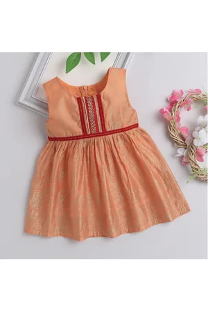 MANY FROCKS & Girls Floral Pure Cotton Dress