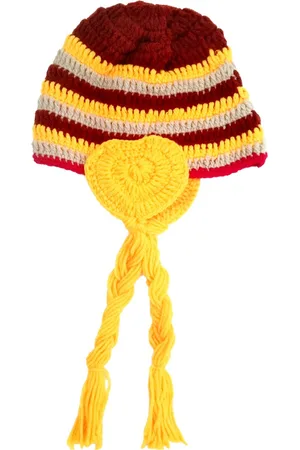 Bharatasya Women Self Design Acrylic Beanie