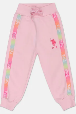 Ralph Lauren Girls Printed Pure-Cotton Joggers