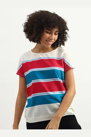 Benetton Women Striped Top