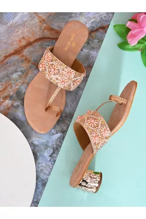 Pelle Albero Embellished Party Block Heels