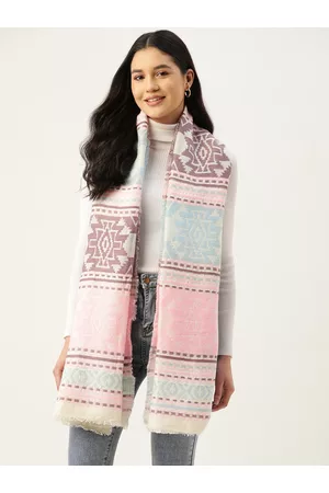 DressBerry Women Self Design Wool Acrylic Scarf