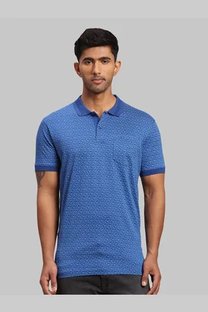ColorPlus Printed Polo Collar Cotton T-shirt