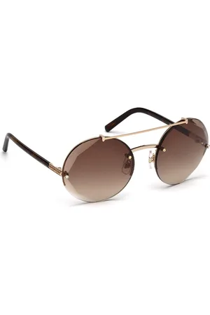 Swarovski Women Round Sunglasses with UV Protected Lens SK0133 60 28F