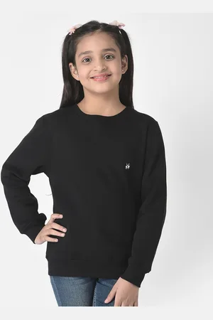 Crimsoune Club Girls Black Sweatshirt