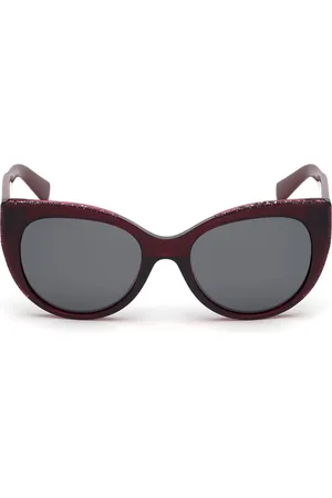 Swarovski Women Cateye Sunglasses with UV Protected Lens SK0202 53 71C
