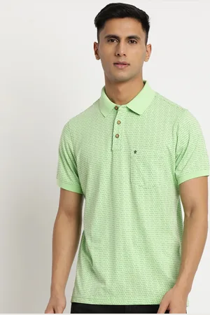 Turtle Men Polo Collar Slim Fit Cotton T-shirt