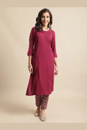 CANTABIL Women Regular Kurta with Trousers