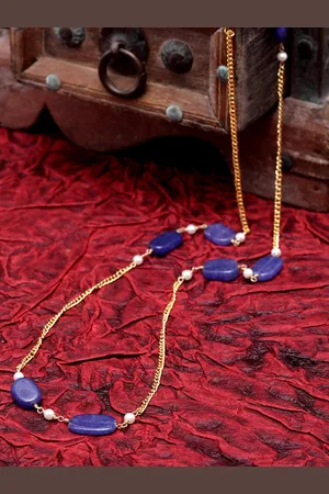 DUGRISTYLE Artificial Stones and Beads Necklace
