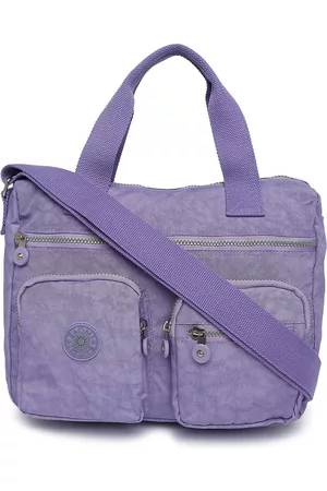 BAOMI Lavender Textured Shopper Handheld Bag