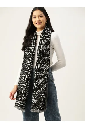 DressBerry Women Self Design Wool Acrylic Scarf