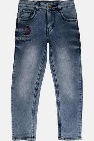 V-Mart Boys Blue Classic Heavy Fade Jeans