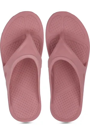 ACTION Women Self Design Rubber Thong Flip-Flops