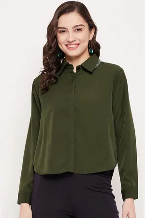 MADAME Women Long Sleeves Casual Shirt