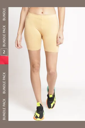 Jinfo Women Pack Of 2 Cycling Sports Shorts