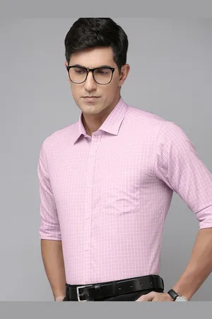 Park Avenue Men Pure Cotton Slim Fit Tartan Checked Formal Shirt