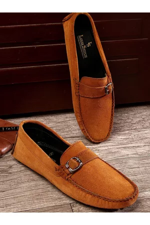 LOUIS STITCH Men Lightweight Suede Loafers