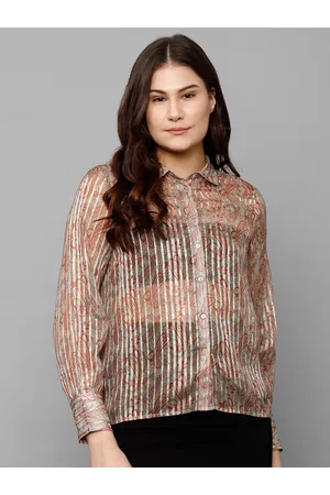 Allen Solly Print Shirt Style Top