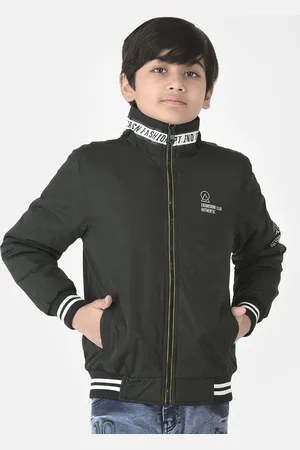 Crimsoune Club Boys Solid Lightweight Bomber Jacket