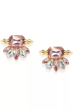 Asmitta Jewellery Pink Contemporary Studs Earrings