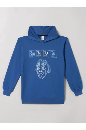 The Boo Boo Club Kids Printed Cotton Hooded Sweatshirt