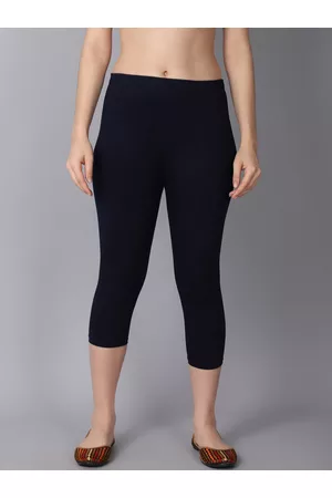 GRACIT Women Cotton Solid Mid Rise Capris