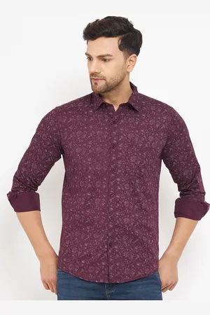 Duke Men Slim Fit Printed Casual Cotton Shirt