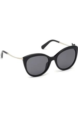 Swarovski Women Cateye Sunglasses with UV Protected Lens SK0221 54 01A