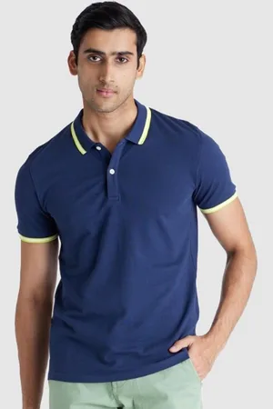 Celio Men Polo Collar Cotton T-shirt