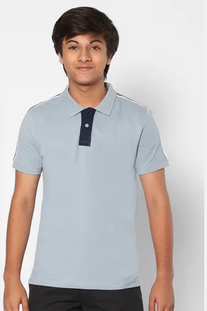 TeenTrums Boys Polo Collar Cotton T-shirt