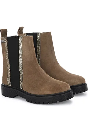 Delize Women Colourblocked Leather Chelsea Boots