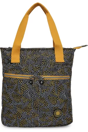 BAOMI Black Printed Shopper Tote Bag