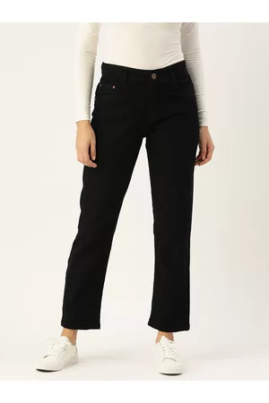 PARIS HAMILTON Women Boyfriend Fit High-Rise Stretchable Jeans