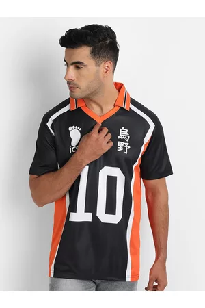 COMICSENSE Haikyuu Anime Printed Karasuno 10 Number Tshirt