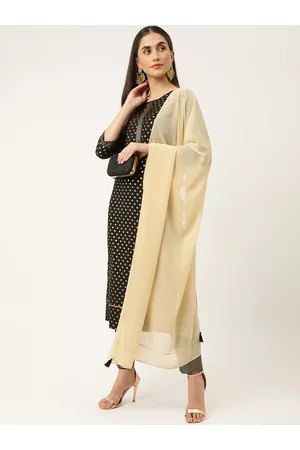 FIORRA Women Printed Kurta with Trousers & With Dupatta
