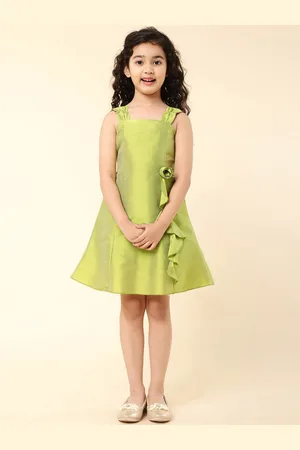 A.T.U.N. Girls Bow Detailed Sleeveless A-Line Dress