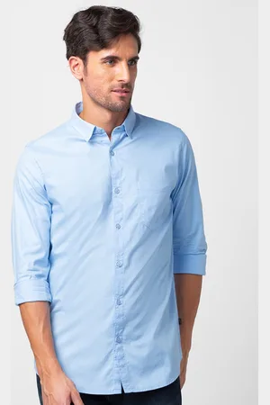 SPYKAR Men Classic Slim Fit Casual Cotton Shirt
