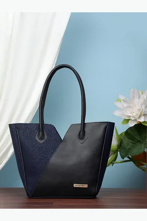 Legal Bribe Colourblocked Structured Handheld Bag