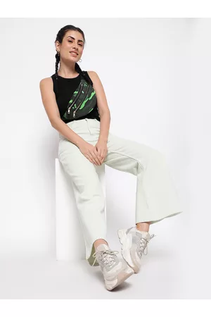 Belliskey Women High-Rise Flared Fit Jeans