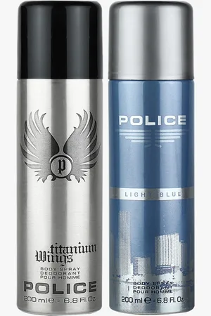 Police Wings Titanium+Light Blue Deo Set (2X200ml)
