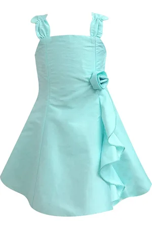 A.T.U.N. A T U N Girls Blue A-Line Party Dress