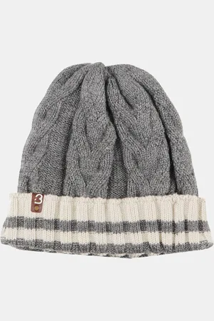 Bharatasya Men Self Design Acrylic Winter Beanie
