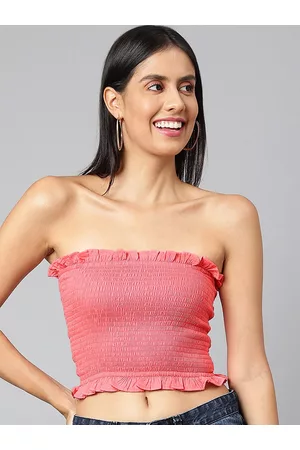 Finsbury Tube Pure Cotton Crop Top