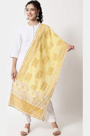 Nehamta Printed Organza Foil Print Dupatta
