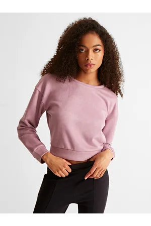 COVER STORY Women Crop Sweatshirt