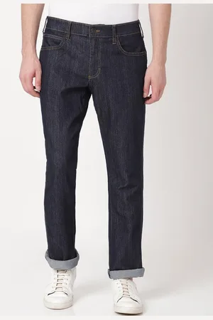 Wrangler Men Texas Stretchable Mid Rise Regular Fit Jeans